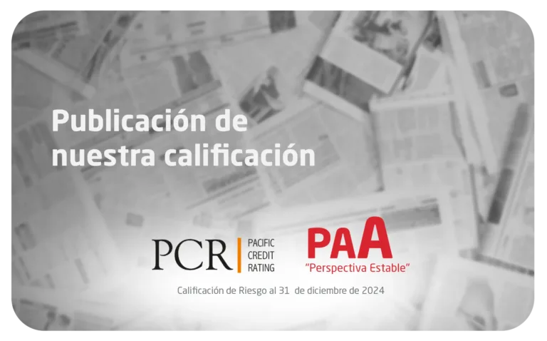 Calificación PCR Pacific Bank